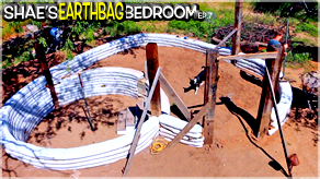 Building the Heart Walls | Shae's Earthbag Bedroom Ep7 | Weekly Peek